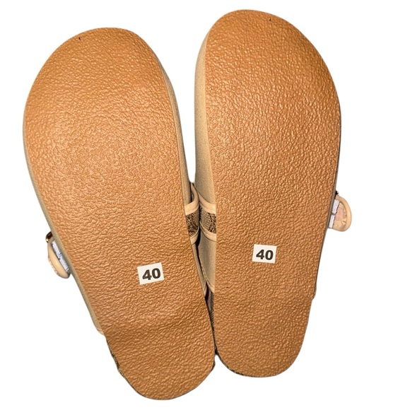 Buckle Clogs in Oat Color - Picture 7 of 7